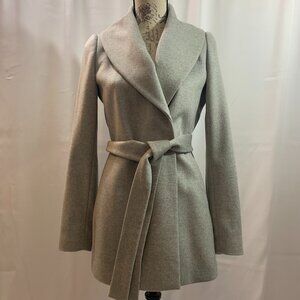 Reiss Wool Coat Gray Womens Size 4